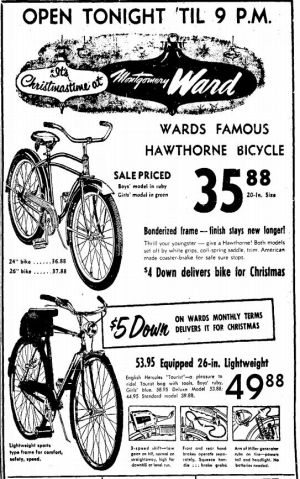 Wisconsin State Journal toy ads: 1950s